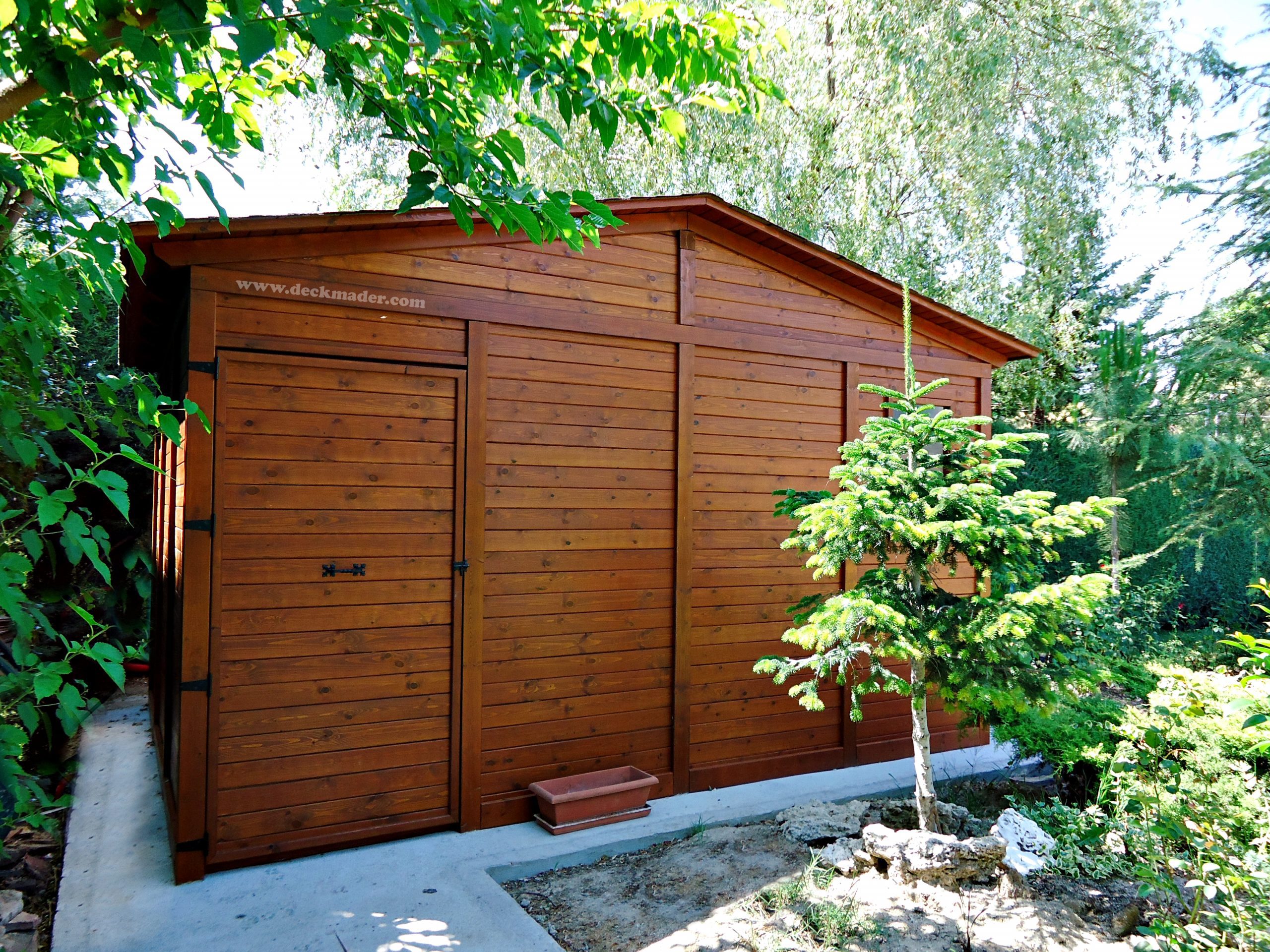 Construcción De Casetas De Madera Para Exteriores Madrid Deckmader