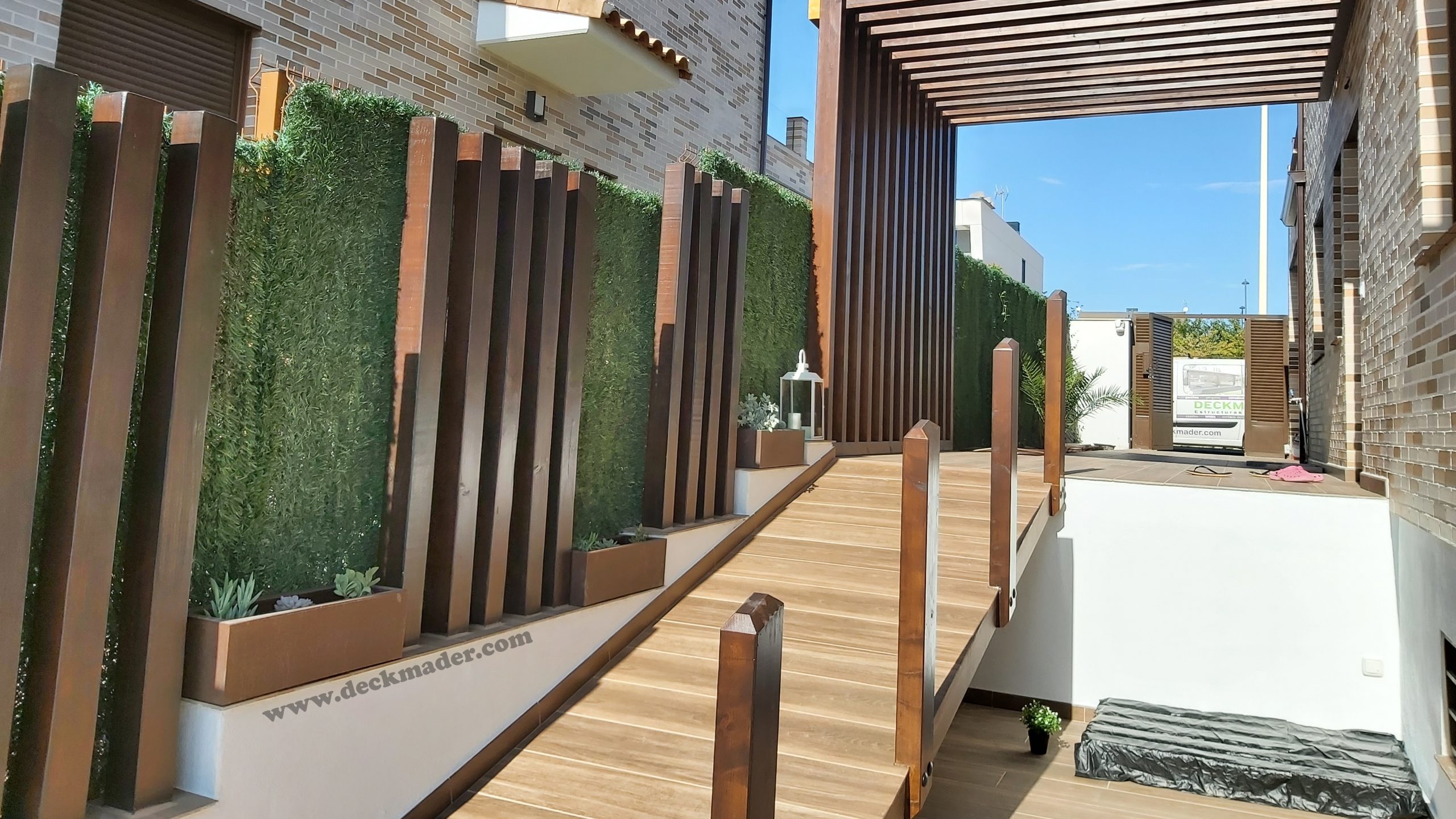 Vallas de madera para jardín en Madrid - Estructuras de madera