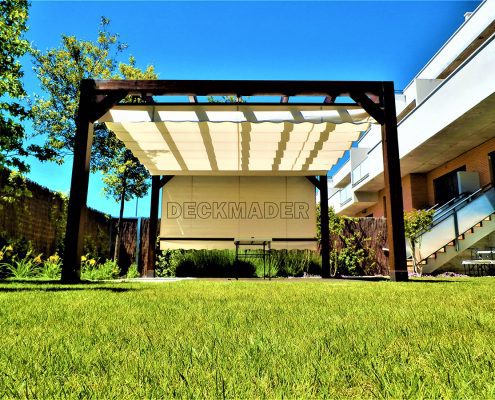 Pergola de madera en Madrid